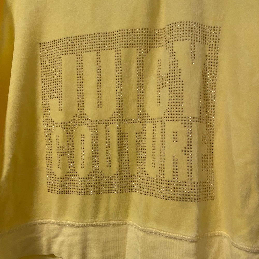 Juicy Couture Women’s Velour Pants & Matching Jacket - Yellow